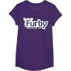imageFurby A Mind Of Its Own Retro Bold Logo TShirtPurple