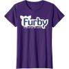 imageFurby A Mind Of Its Own Retro Bold Logo TShirtPurple