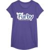 imageFurby A Mind Of Its Own Retro Bold Logo TShirtPurple Heather
