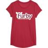 imageFurby A Mind Of Its Own Retro Bold Logo TShirtRed Heather