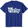 imageFurby A Mind Of Its Own Retro Bold Logo TShirtRoyal Blue