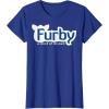 imageFurby A Mind Of Its Own Retro Bold Logo TShirtRoyal Blue