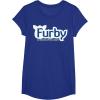 imageFurby A Mind Of Its Own Retro Bold Logo TShirtRoyal Blue