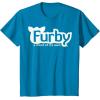 imageFurby A Mind Of Its Own Retro Bold Logo TShirtSapphire Blue
