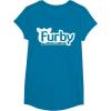 imageFurby A Mind Of Its Own Retro Bold Logo TShirtSapphire Blue