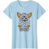 imageFurby Boom Classic Toy Polka Dot Pattern Portrait TShirtBaby Blue