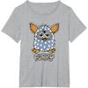 imageFurby Boom Classic Toy Polka Dot Pattern Portrait TShirtHeather Grey