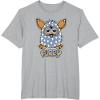 imageFurby Boom Classic Toy Polka Dot Pattern Portrait TShirtHeather Grey