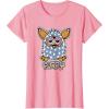 imageFurby Boom Classic Toy Polka Dot Pattern Portrait TShirtPink
