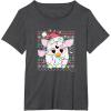 imageFurby Christmas Lights Sweater TShirtDark Heather Grey