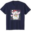 imageFurby Christmas Lights Sweater TShirtNavy Blue