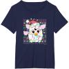 imageFurby Christmas Lights Sweater TShirtNavy Blue