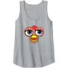 imageFurby Classic Toy Big Sassy Face Portrait Tank TopHeather Grey