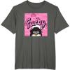 imageFurby Pink ampamp Black Retro Watercolor Surprise Furby Face TShirtAsphalt Grey