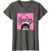 imageFurby Pink ampamp Black Retro Watercolor Surprise Furby Face TShirtAsphalt Grey