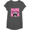imageFurby Pink ampamp Black Retro Watercolor Surprise Furby Face TShirtAsphalt Grey