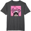 imageFurby Pink ampamp Black Retro Watercolor Surprise Furby Face TShirtDark Heather Grey