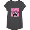 imageFurby Pink ampamp Black Retro Watercolor Surprise Furby Face TShirtDark Heather Grey