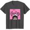 imageFurby Pink ampamp Black Retro Watercolor Surprise Furby Face TShirtDark Heather Grey