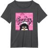 imageFurby Pink ampamp Black Retro Watercolor Surprise Furby Face TShirtDark Heather Grey