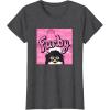 imageFurby Pink ampamp Black Retro Watercolor Surprise Furby Face TShirtDark Heather Grey