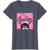 imageFurby Pink ampamp Black Retro Watercolor Surprise Furby Face TShirtHeather Blue