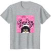 imageFurby Pink ampamp Black Retro Watercolor Surprise Furby Face TShirtHeather Grey