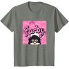 imageFurby Pink ampamp Black Retro Watercolor Surprise Furby Face TShirtOlive Heather