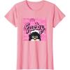 imageFurby Pink ampamp Black Retro Watercolor Surprise Furby Face TShirtPink