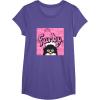 imageFurby Pink ampamp Black Retro Watercolor Surprise Furby Face TShirtPurple Heather