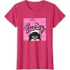 imageFurby Pink ampamp Black Retro Watercolor Surprise Furby Face TShirtRed Heather
