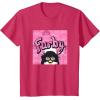 imageFurby Pink ampamp Black Retro Watercolor Surprise Furby Face TShirtRed Heather