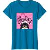 imageFurby Pink ampamp Black Retro Watercolor Surprise Furby Face TShirtSapphire Blue
