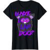 imageFurby UNyeLooLayDoo Retro Graphic Portrait TShirtBlack