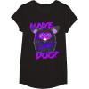 imageFurby UNyeLooLayDoo Retro Graphic Portrait TShirtBlack