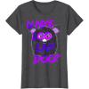 imageFurby UNyeLooLayDoo Retro Graphic Portrait TShirtDark Heather Grey