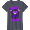 imageFurby UNyeLooLayDoo Retro Graphic Portrait TShirtHeather Blue
