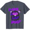 imageFurby UNyeLooLayDoo Retro Graphic Portrait TShirtHeather Blue