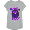 imageFurby UNyeLooLayDoo Retro Graphic Portrait TShirtHeather Grey