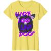 imageFurby UNyeLooLayDoo Retro Graphic Portrait TShirtLemon Yellow
