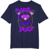imageFurby UNyeLooLayDoo Retro Graphic Portrait TShirtNavy Blue