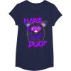 imageFurby UNyeLooLayDoo Retro Graphic Portrait TShirtNavy Blue