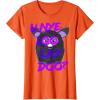 imageFurby UNyeLooLayDoo Retro Graphic Portrait TShirtOrange