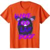 imageFurby UNyeLooLayDoo Retro Graphic Portrait TShirtOrange