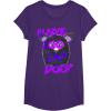 imageFurby UNyeLooLayDoo Retro Graphic Portrait TShirtPurple