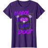 imageFurby UNyeLooLayDoo Retro Graphic Portrait TShirtPurple
