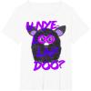 imageFurby UNyeLooLayDoo Retro Graphic Portrait TShirtWhite