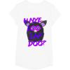 imageFurby UNyeLooLayDoo Retro Graphic Portrait TShirtWhite