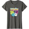imageFurby Vintage Neon Rainbow Graffiti Style Group Poster TShirtAsphalt Grey