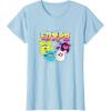 imageFurby Vintage Neon Rainbow Graffiti Style Group Poster TShirtBaby Blue